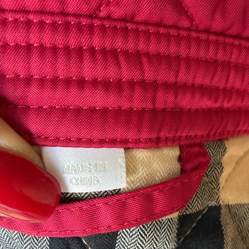 Burberry Kids Quilted Jacket - Vibrant Red - Picture 10 of 16